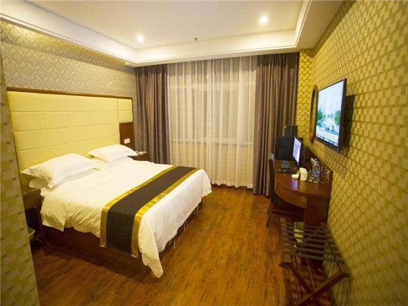 Greentree Inn Anhui Fuyang Yijing International North Door Busniess Hotel Экстерьер фото