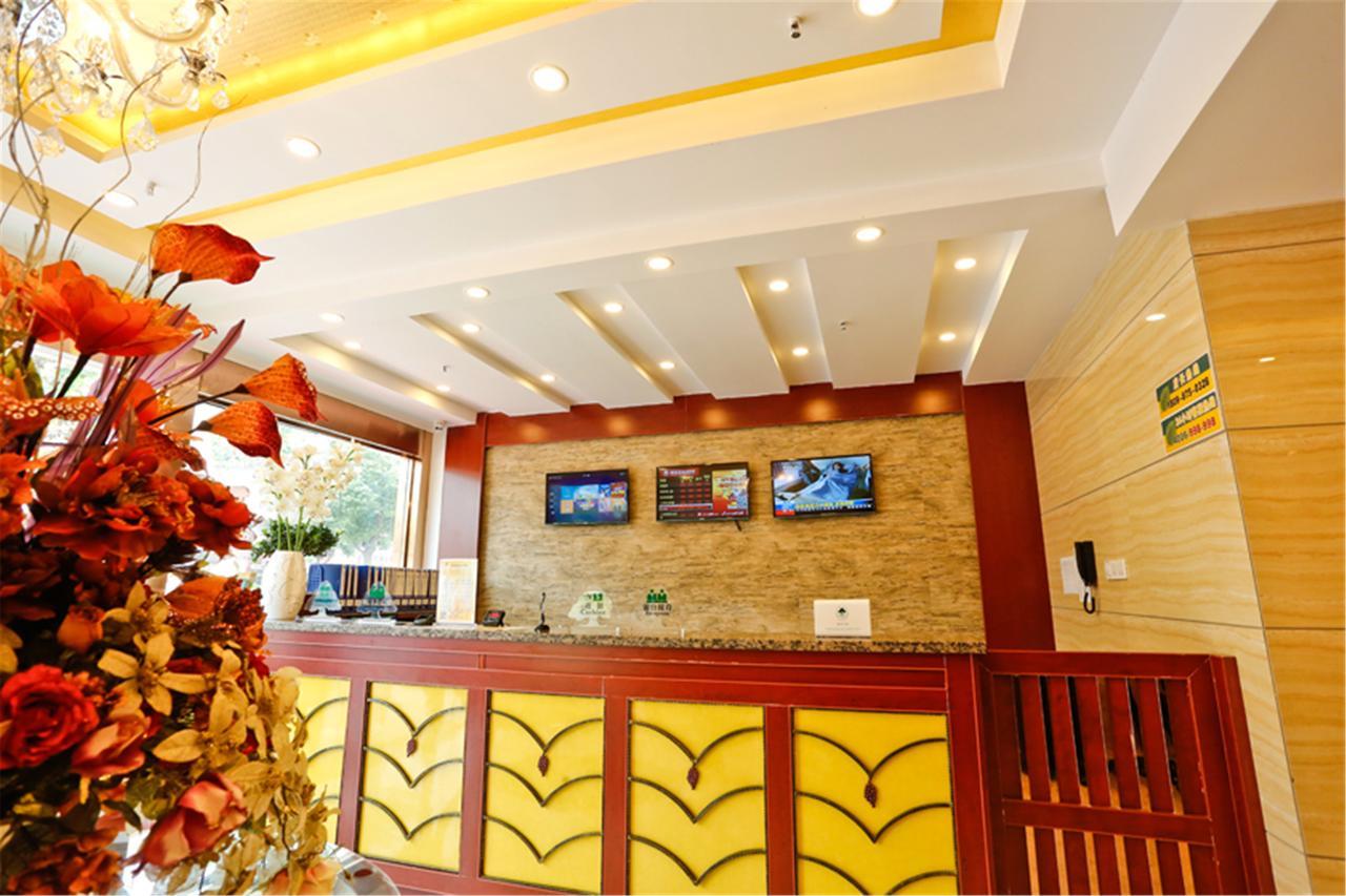 Greentree Inn Anhui Fuyang Yijing International North Door Busniess Hotel Экстерьер фото